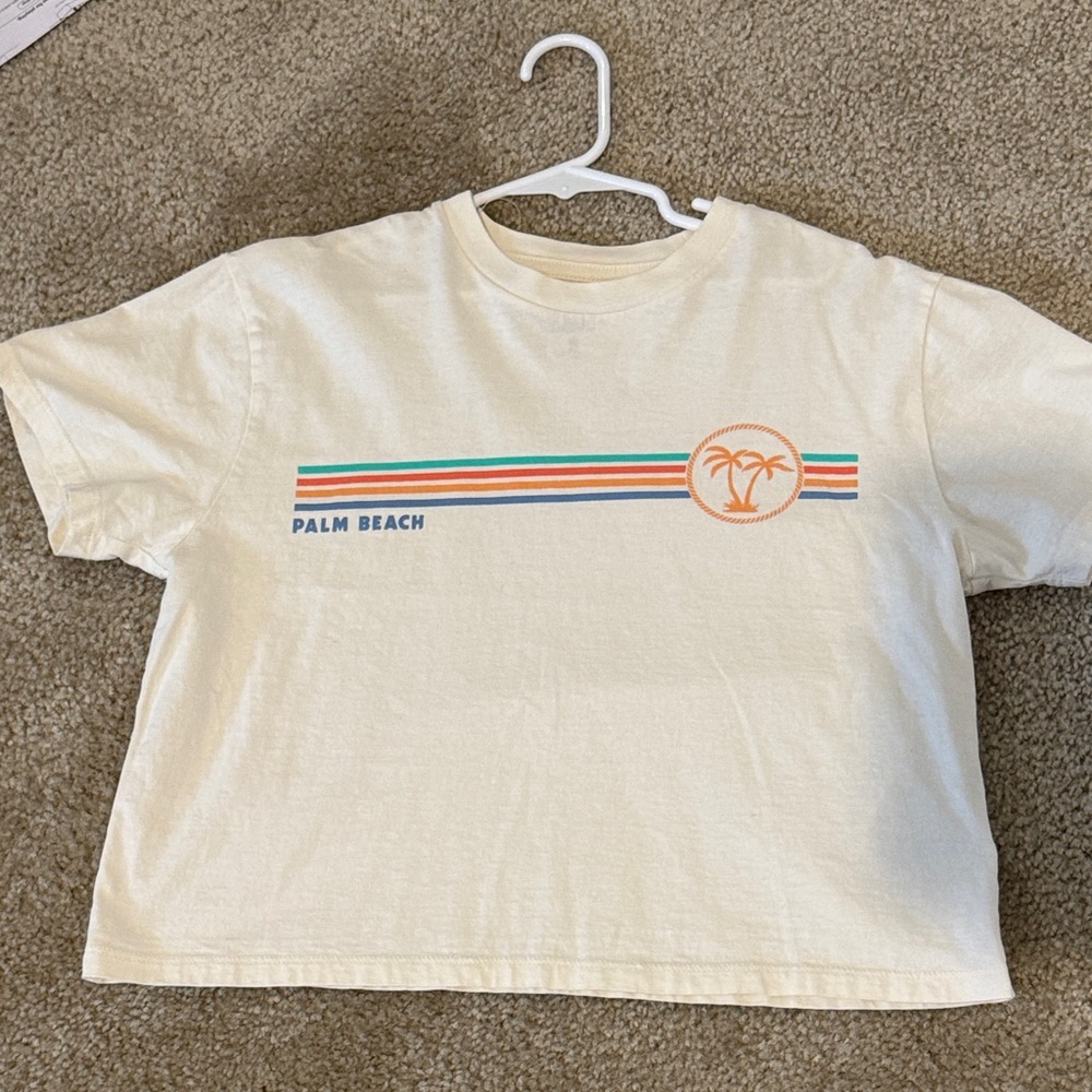 Franki girls cropped tee.